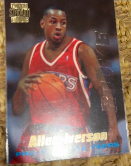 1996-97 Topps Stadium Club Rookies 1 #R1 Allen Iverson — front