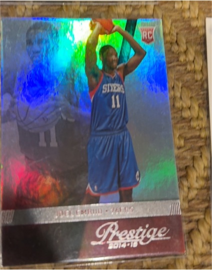 2014-15 Panini Prestige #163 Joel Embiid — front
