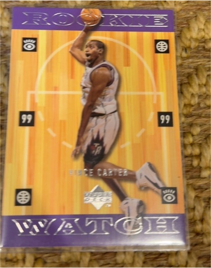 1998-99 Upper Deck #316 Vince Carter Rookie Watch — front