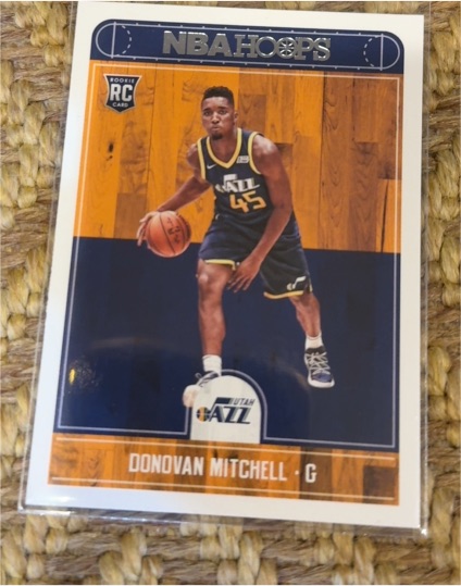 2017-18 Panini NBA Hoops #263 Donovan Mitchell — front