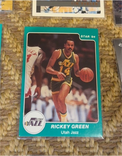 1983-84 Star #140 Rickey Green — front