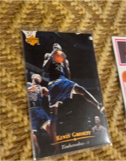 1996 Upper Deck #1 Kevin Garnett — front