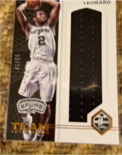 2020-21 Panini Team Trademarks Kawhi Leonard — front