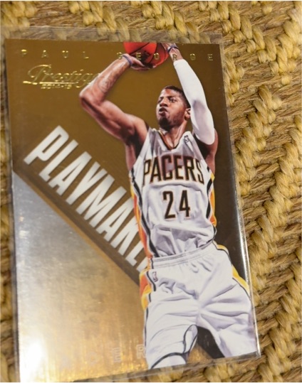 2014 Panini Prestige Playmaker Paul George — front