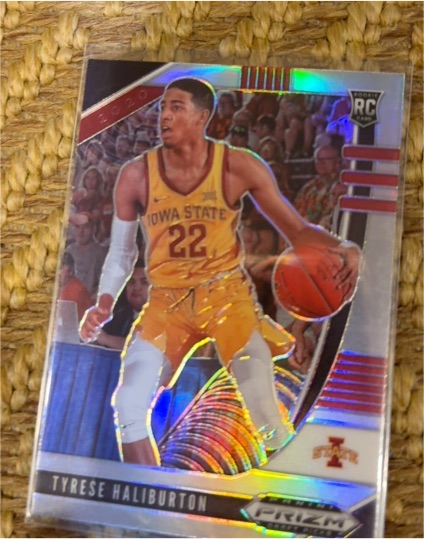 2020 Panini Prizm Draft Picks #50 Tyrese Haliburton — front