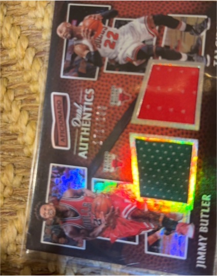 2016 Panini Aficionado Dual Authentics #DA-JB Jimmy Butler — front