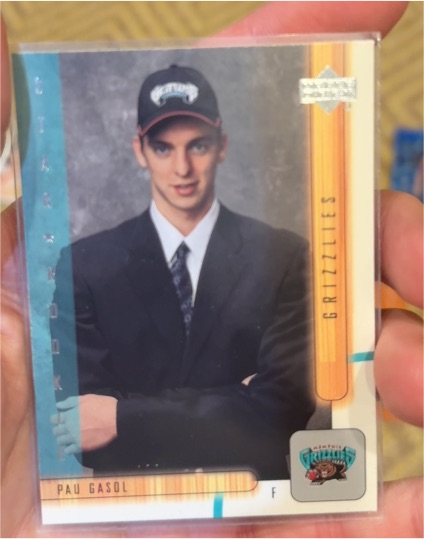 2001-02 Upper Deck #198 Pau Gasol Rookie Card — front