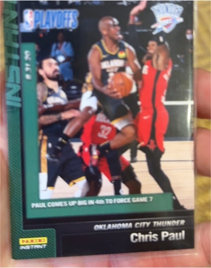 2019-20 Panini Instant Chris Paul Oklahoma City Thunder — front