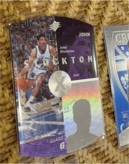 1997-98 Upper Deck SPX Silver #45 John Stockton — front