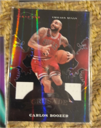 2010-11 Panini Elite Black Box Crusade Dual Jersey Carlos Boozer — front