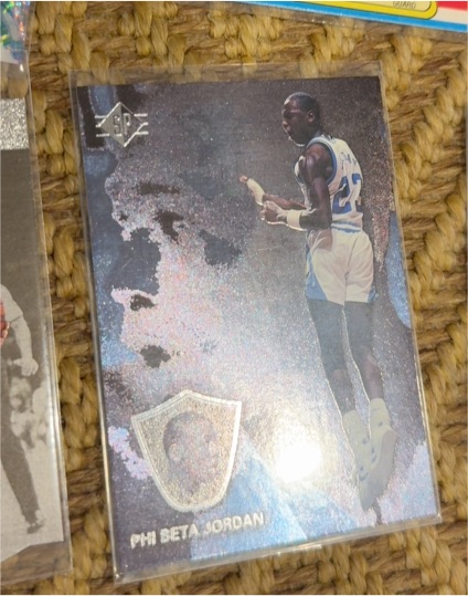 1998 Upper Deck SP Top Prospects Phi Beta Jordan #J3 Michael Jordan — front