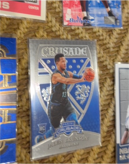 2018-19 Panini Chronicles Crusade #544 Jalen Brunson Rookie — front