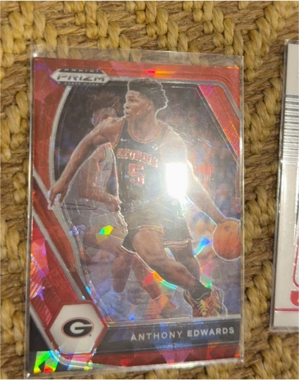 2021 Panini Prizm Draft Picks #65 Anthony Edwards — front