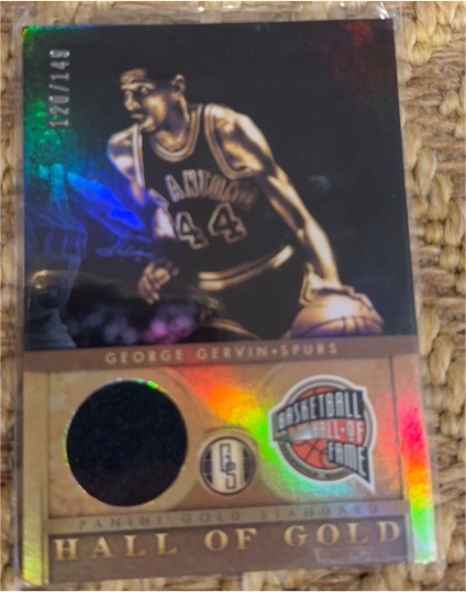 2011 Panini Gold Standard Hall of Gold George Gervin — front