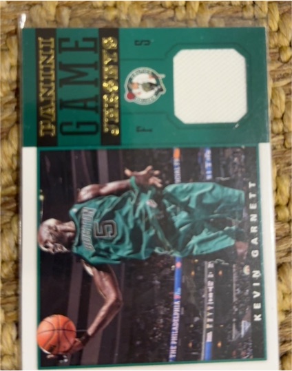 2012-13 Panini Game Jerseys #SG-KG Kevin Garnett — front