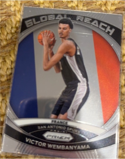 2023-24 Panini Prizm #2 Victor Wembanyama Global Reach — front