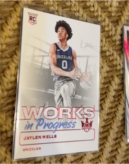 2024-25 Panini Court Kings Works in Progress #WIP Jaylen Wells — front