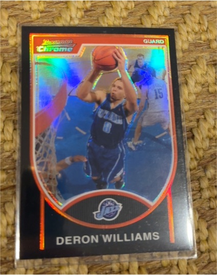 2007-08 Bowman Chrome #8 Deron Williams — front