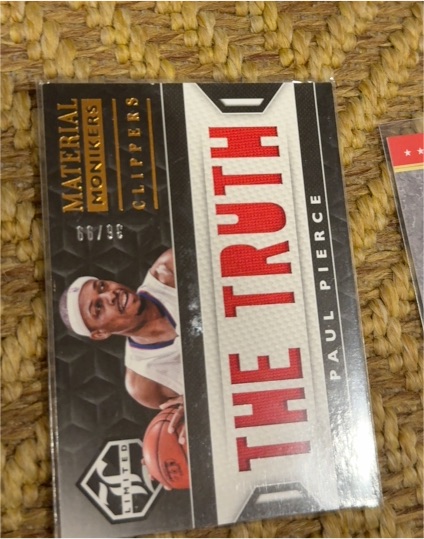 2023 Panini Contenders Material Monikers #66 Paul Pierce — front