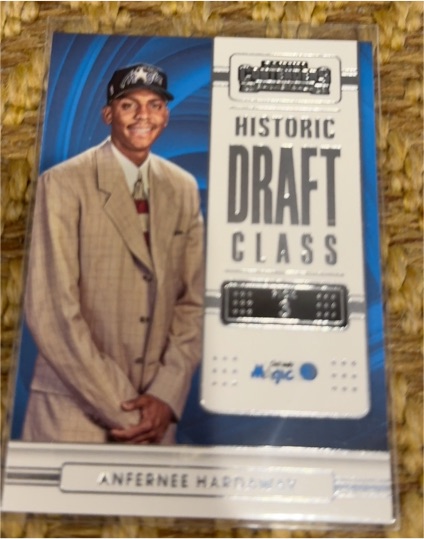2022-23 Panini Contenders Historic Draft Class Contenders #5 Anfernee Hardaway — front