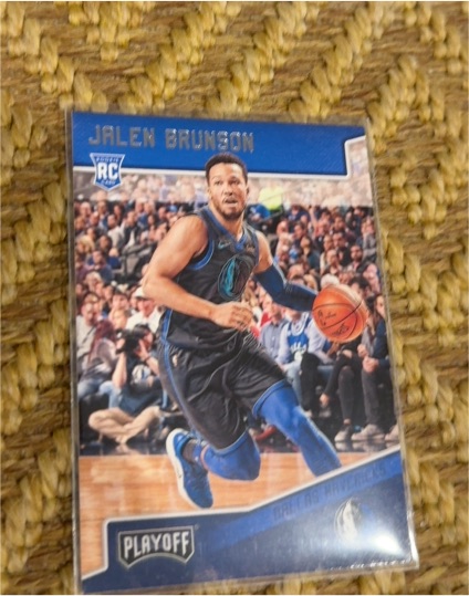 2018-19 Panini Chronicles Playoff #174 Jalen Brunson Rookie Card — front