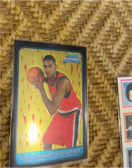 2006-07 Bowman Chrome #116 LaMarcus Aldridge Rookie Card — front