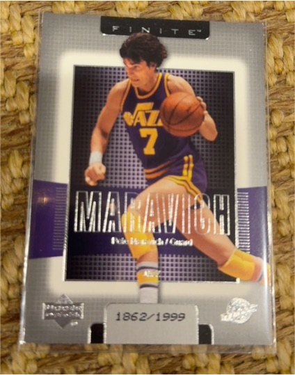 2003-04 Upper Deck Finite #7 Pete Maravich — front