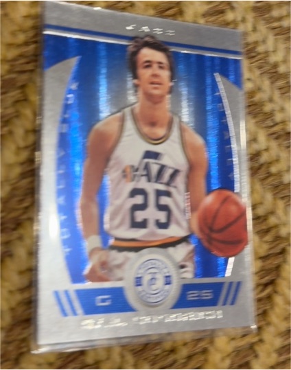 2013-14 Panini Totally Certified Totally Blue #286 John Stockton — front