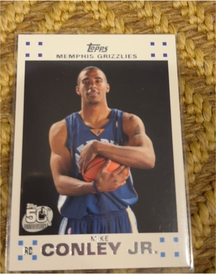 2007-08 Topps #4 Mike Conley Jr. — front