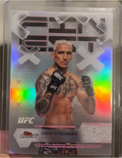 2025 Topps Finest UFC #85 Charles Oliveira — front