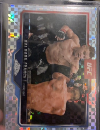 2025 Topps Chrome UFC #81 Kai Kara-France — front