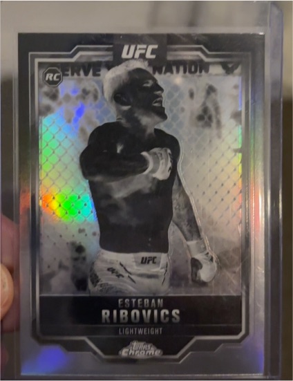2025 Topps Chrome UFC #75 Esteban Ribovics — front