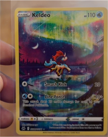 2022 Pokémon Crown Zenith #GG07 Keldeo — front