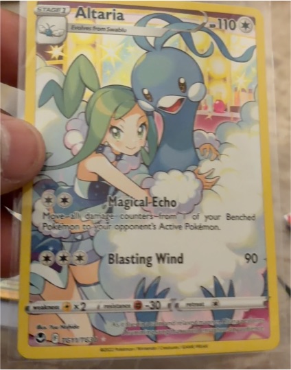 2022 Pokémon TCG #TG11/TG30 Altaria Silver Tempest Trainer Gallery — front