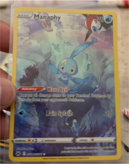 2022 Pokémon Crown Zenith: Galarian Gallery #GG06 Manaphy — front