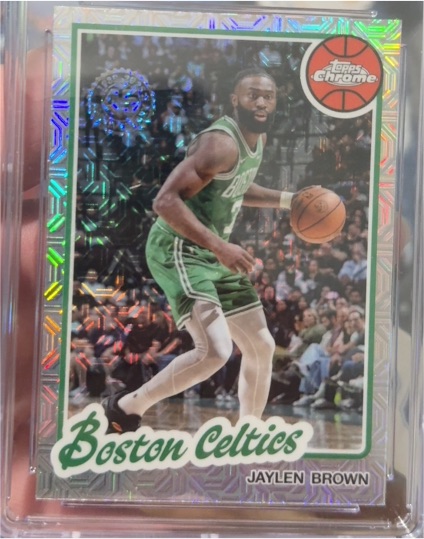 2025-26 Topps Chrome #TC-JB Jaylen Brown — front