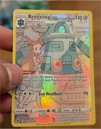 2022 Pokemon Astral Radiance TG11/TG30 Bronzong — front