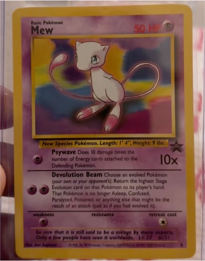 1999 Pokémon #8 Mew — front