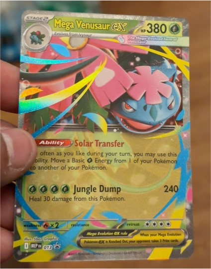 2025 Pokemon TCG Mega Venusaur ex #013 Mega Evolution Promo — front