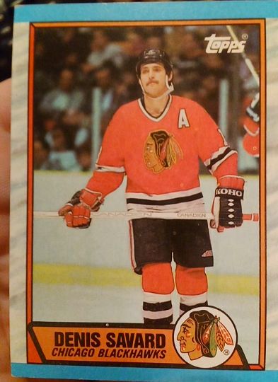 1989-90 Topps #5 Denis Savard — front