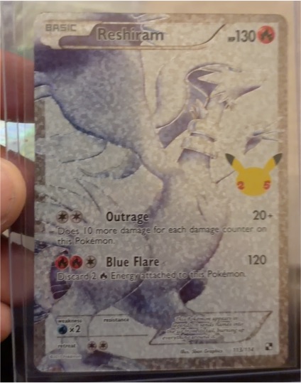 2021 Pokemon Celebrations Classic Collection #113 Reshiram — front