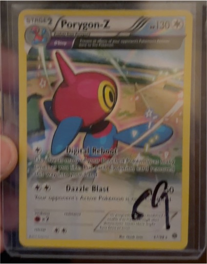 2015 Pokémon XY Ancient Origins #67 Porygon-Z — front