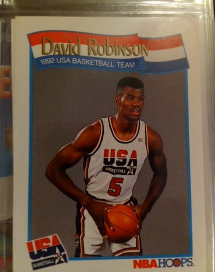1991-92 Hoops #583 David Robinson — front