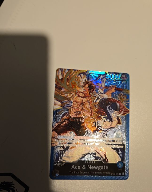 One Piece Trading Card Game ST22-001 Ace & Newgate — front