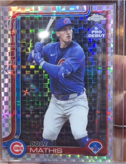 2025 Topps Pro Debut Chrome #PD-43 Cole Mathis — front