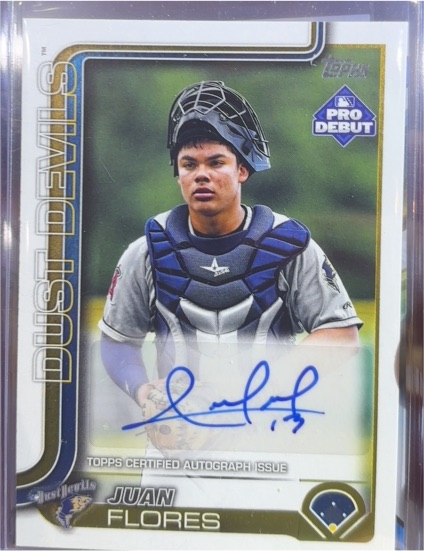 2025 Topps Pro Debut #PD-58 Juan Flores — front