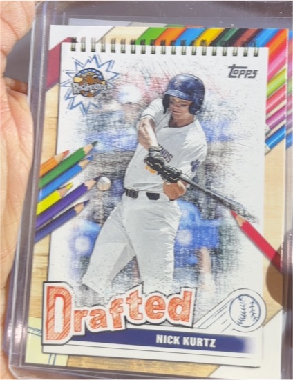 2025 Topps Pro Debut #DF-2 Nick Kurtz Drafted — front