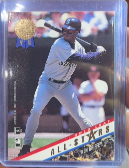 1993 Leaf Gold Leaf All-Stars #8 Ken Griffey Jr. — front