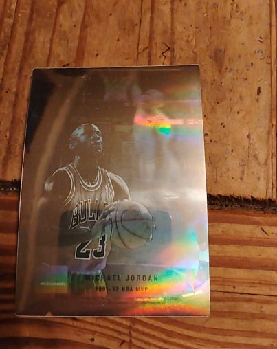 1991-92 Upper Deck McDonald's #P5 Michael Jordan NBA MVP — front