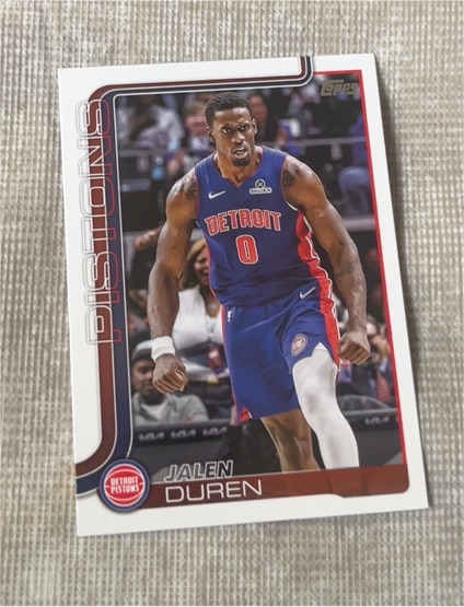 2025-26 Topps Basketball #41 Jalen Duren — front